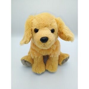 12" WILD REPUBLIC Cuddlekins Beanbag  PLUSH Golden Retriever PUPPY Dog B4